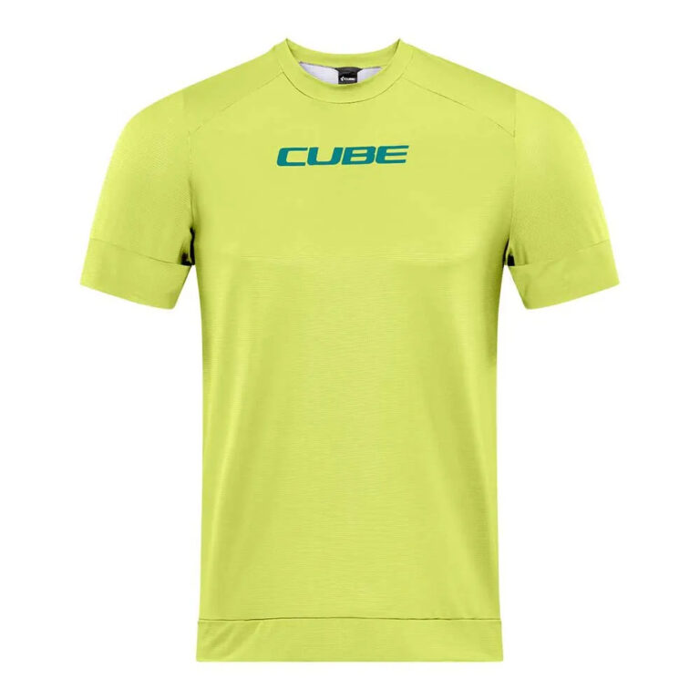 Cube ATX Short Sleeve Enduro Jersey XL Lime - Image 3