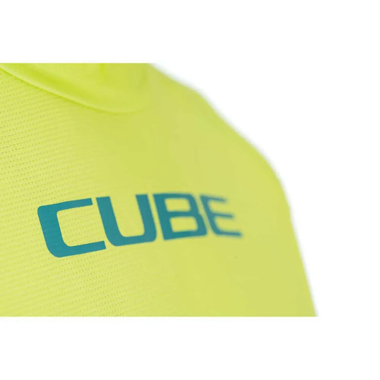 Cube ATX Short Sleeve Enduro Jersey XL Lime - Image 5