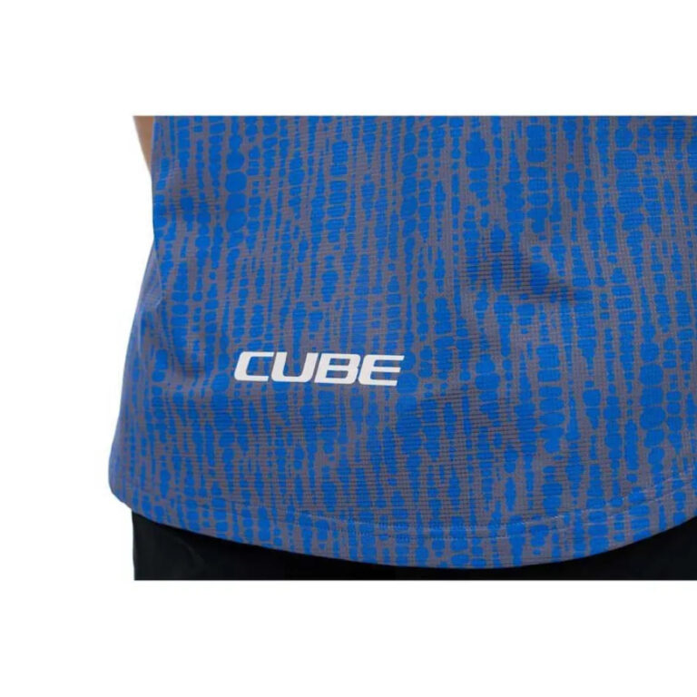 Cube ATX Short Sleeve Enduro Jersey XS Violet Pattern - 3XL Violet Pattern - Image 5