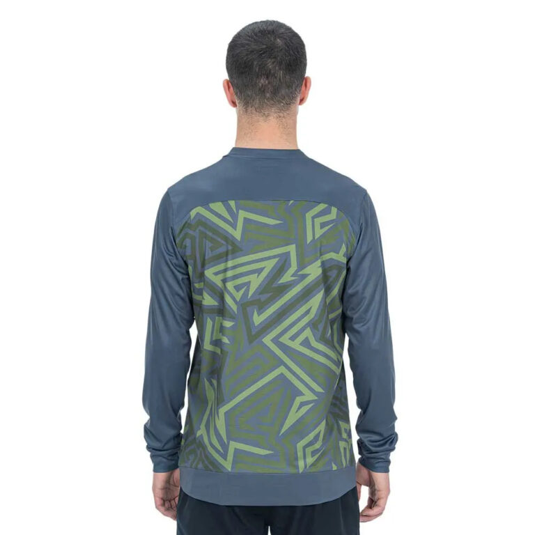 Cube ATX TM Long Sleeve Enduro Jersey XS Olive / Grey - XL Olive / Grey - Image 2