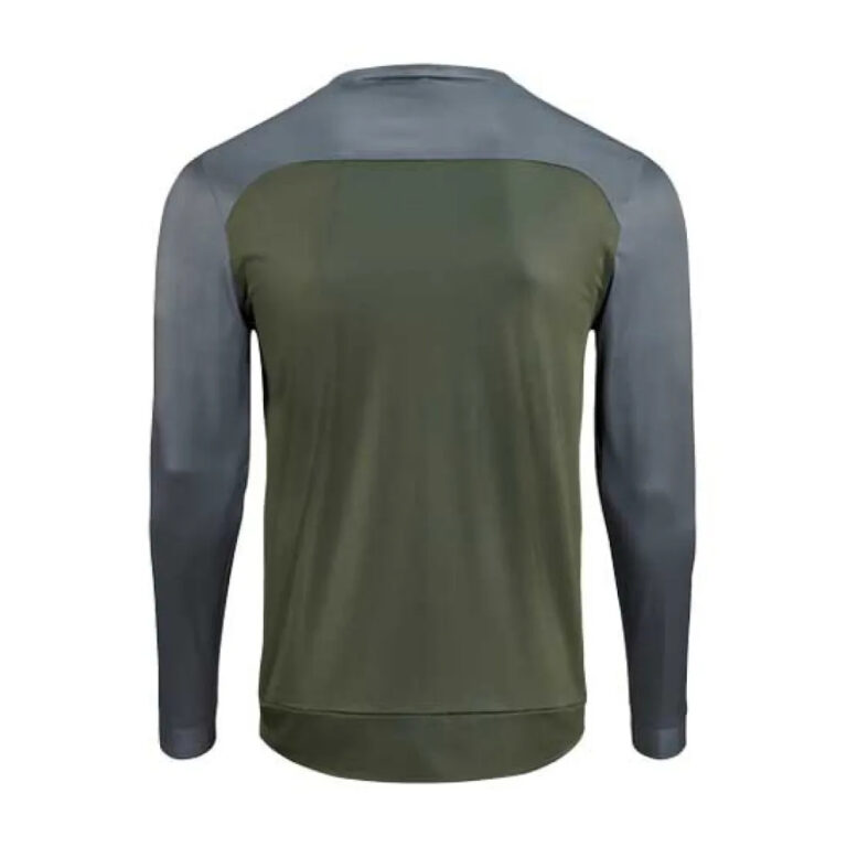 Cube ATX TM Long Sleeve Enduro Jersey XS Olive / Grey - 2XL Olive / Grey - Image 4