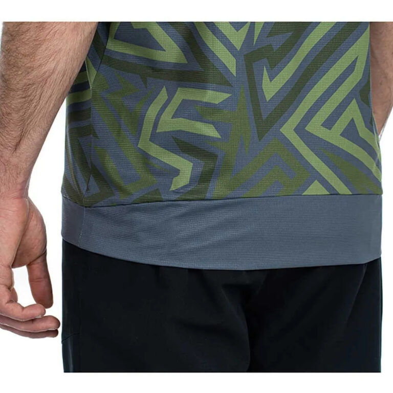 Cube ATX TM Short Sleeve Enduro Jersey XS Olive / Grey - S Olive / Grey - Image 4