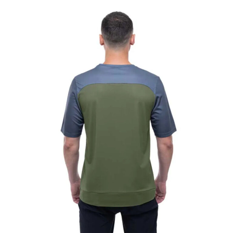 Cube ATX TM Short Sleeve Enduro Jersey 2XL Olive / Grey - Image 2