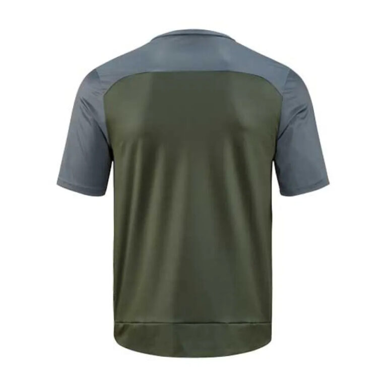 Cube ATX TM Short Sleeve Enduro Jersey 2XL Olive / Grey - Image 4