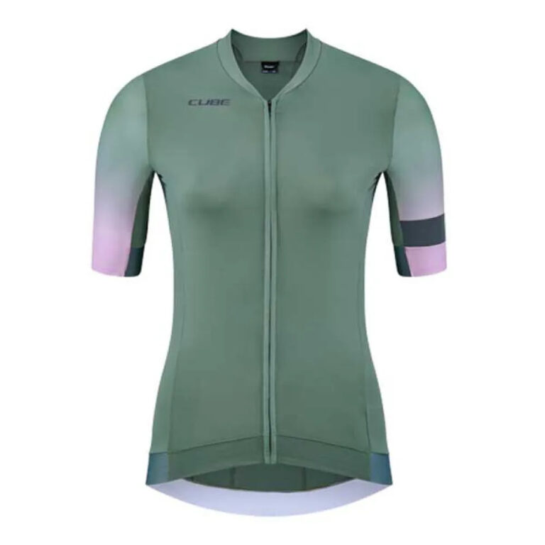 Cube Blackline Fade Short Sleeve Jersey XL Green / Violet - Image 3