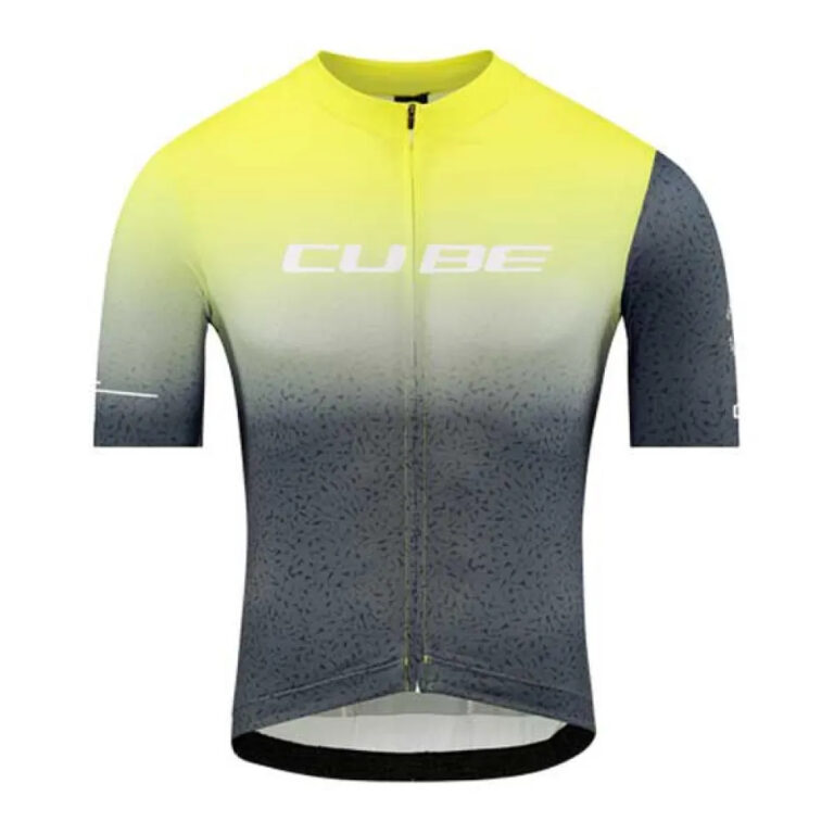 Cube Blackline Race Short Sleeve Jersey L Yellow / Grey - Image 3