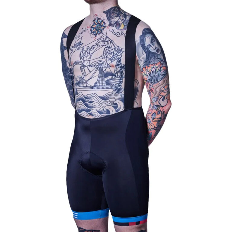 Cube TeamLine Bib Shorts S Black / Blue / White - 3XL Black / Blue / White