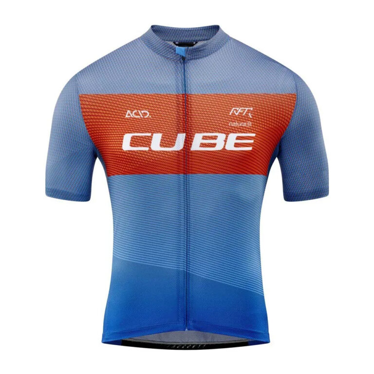 Cube TeamLine CMPT Short Sleeve Jersey XS Blue / Red / Grey - 3XL Blue / Red / Grey - Image 3