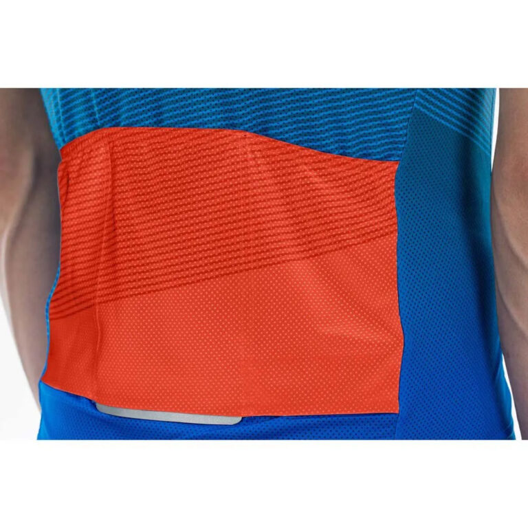 Cube TeamLine CMPT Short Sleeve Jersey XS Blue / Red / Grey - 3XL Blue / Red / Grey - Image 5