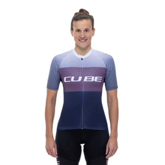 Cube Teamline CMPT Short Sleeve Jersey M Blue / Violet - 3XL Blue / Violet