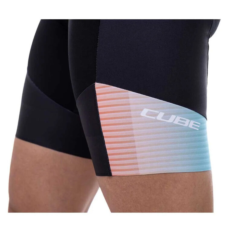 Cube Teamline Pro Bib Shorts XS Black / White - 3XL Black / White - Image 7