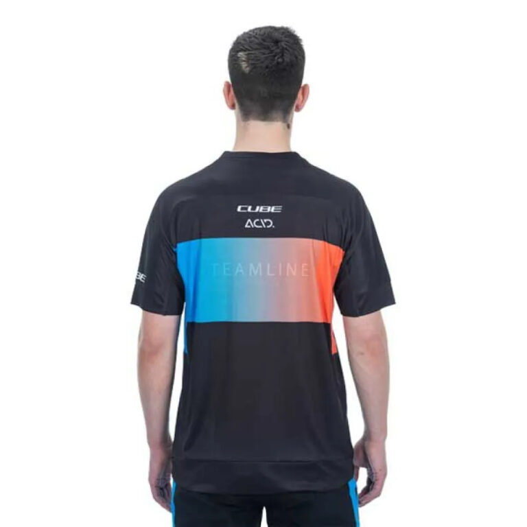 Cube Teamline Short Sleeve Enduro Jersey XS Black / Blue / Red - 3XL Black / Blue / Red - Image 2