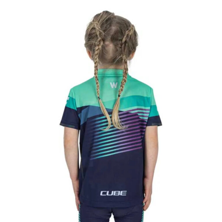 Cube Teamline Short Sleeve Jersey M Blue / Mint - 2XL Blue / Mint - Image 2