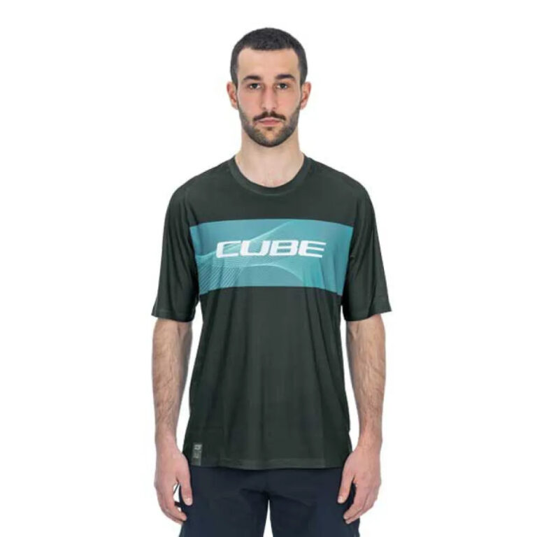 Cube Vertex Short Sleeve Enduro Jersey XS Grey / Mint - M Grey / Mint