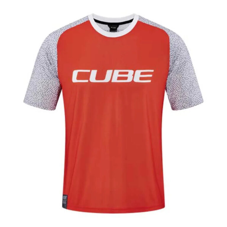 Cube Vertex Short Sleeve Enduro Jersey XS Orange - 3XL Orange - Image 3