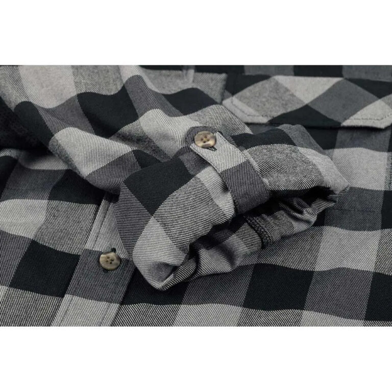 Cube Work Long Sleeve Shirt XS Grey Check - 3XL Grey Check - Image 5