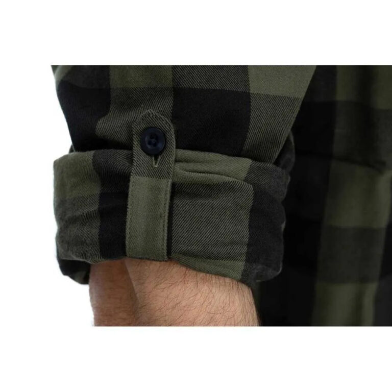 Cube Work Long Sleeve Shirt XS Olive Check - 3XL Olive Check - Image 4