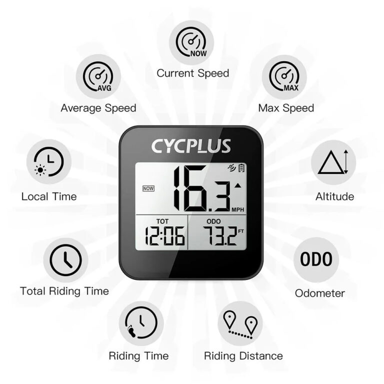 Cycplus G1 Cycling Computer One Size Black - Image 3