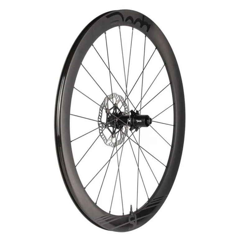 Deda SL4 DB Carbon Tubeless Road Wheel Set 12 x 100 / 12 x 142 mm &amp;  Shimano/Sram HG Black - Campagnolo Black - Image 3