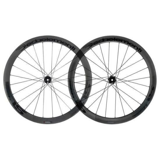 Deda SL45DB Road Wheel Set 12 x 100 mm / 12 x 142 mm &amp;  Shimano/Sram HG Black - Sram XDR Black