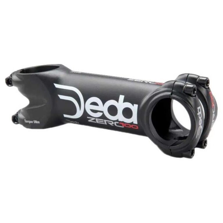 Deda Zero100 Aluminium Stem 100 mm Black - 80 mm Black