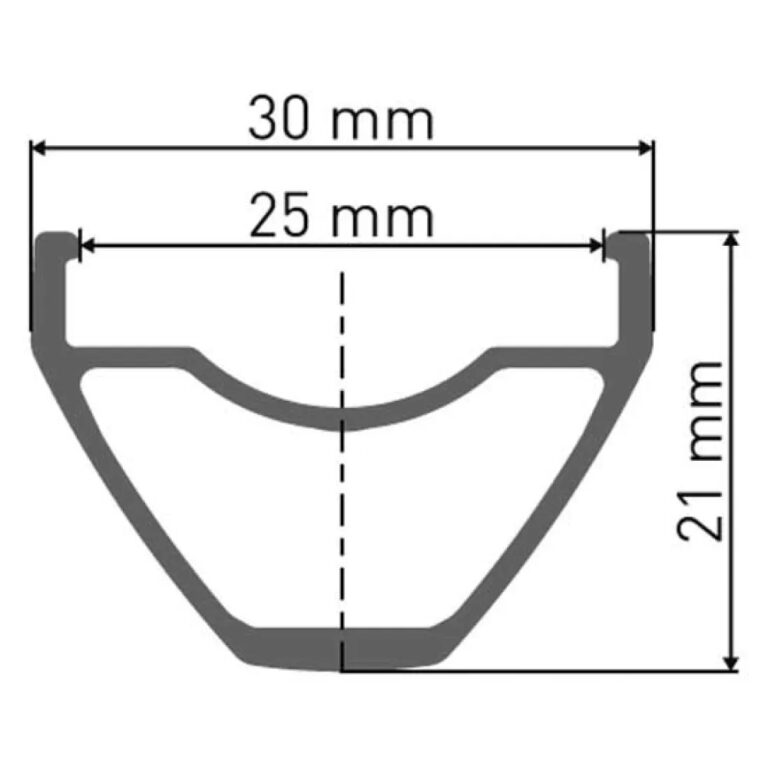 DT Swiss E 512 27.5&amp;acute;&amp;acute; 25 DB VI Disc Tubeless MTB Rim 27.5&acute;&acute; 28H Black - 29&acute;&acute; 28H Black - Image 2