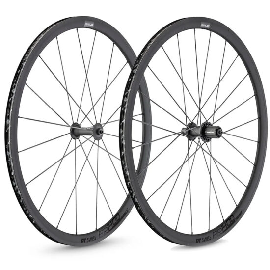 DT Swiss PR 1400 Dicut 32 Disc Tubeless Road Wheel Set 5 x 100/5 x 130 mm &amp; Shimano/Sram HG Black