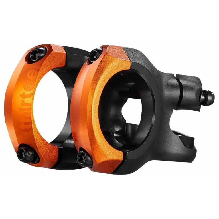 E-thirteen Plus 35 Mm Stem 50 mm &amp; 0&ordm; Black / Orange