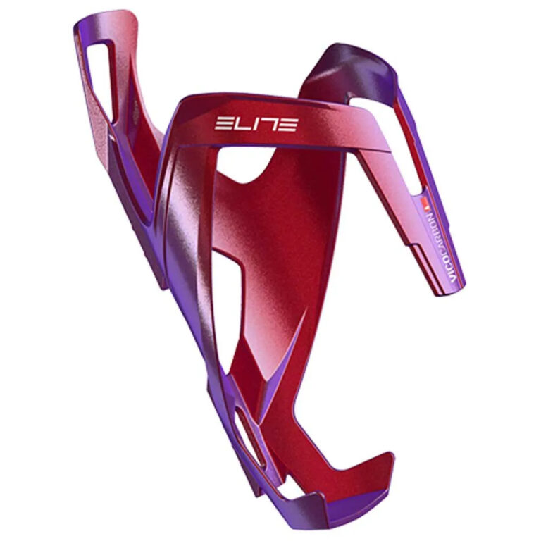 Elite Carbon Vico Bottle Cage One Size Red Metal