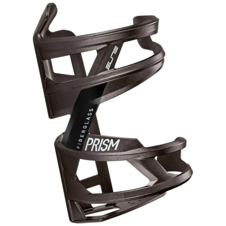 Elite Prism Right Bottle Cage One Size Titanium / Black