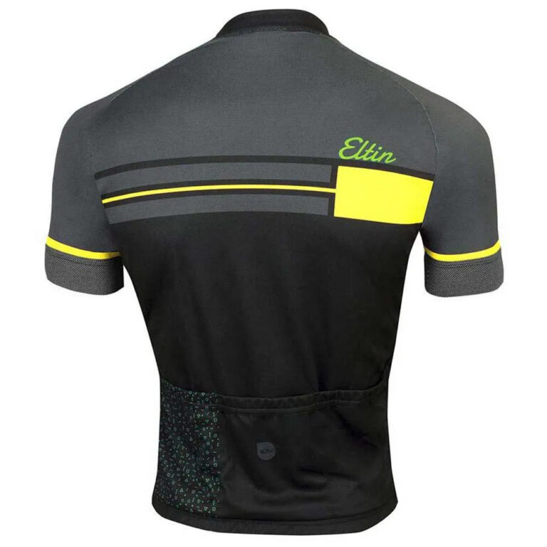 Eltin Skipper Short Sleeve Jersey S Black / Anthracite / Yellow Fluor / Green Fluor - Image 2