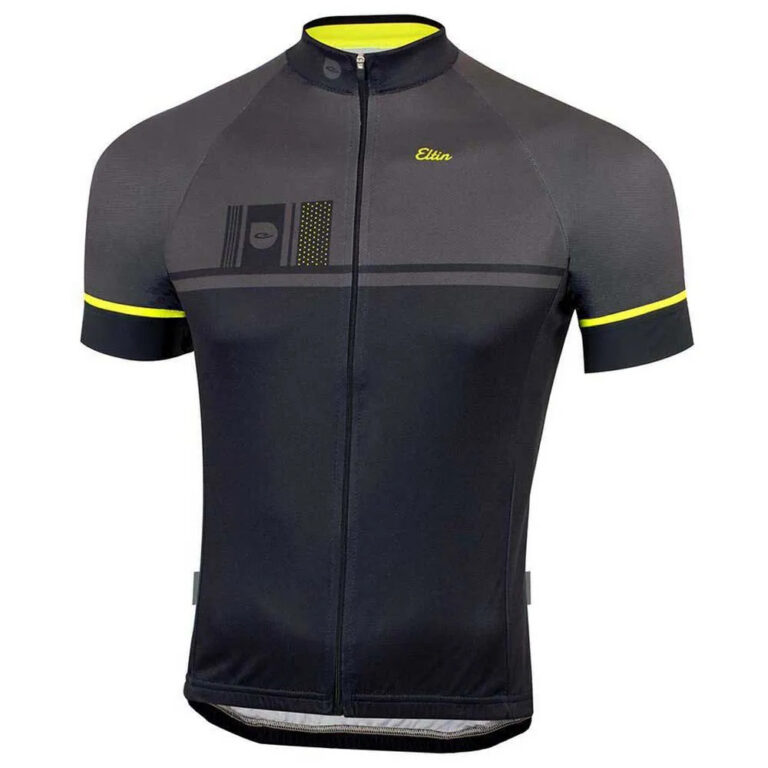 Eltin Supermassive Short Sleeve Jersey S Black / Anthracite / Yellow Fluor - L Black / Anthracite / Yellow Fluor