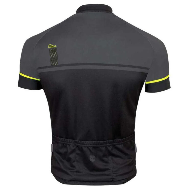 Eltin Supermassive Short Sleeve Jersey S Black / Anthracite / Yellow Fluor - L Black / Anthracite / Yellow Fluor - Image 2