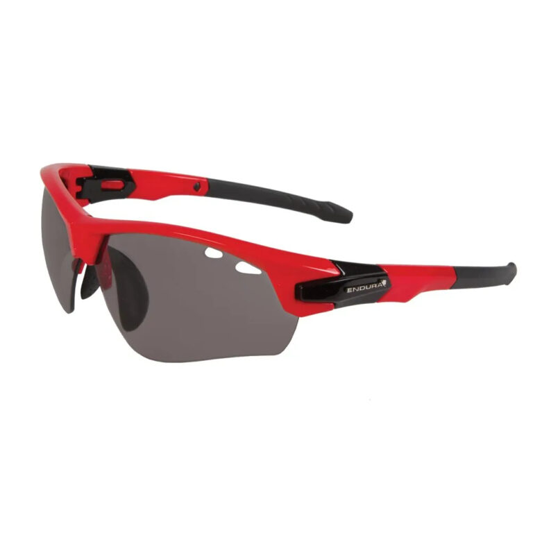 Endura Char Photochromic Sunglasses Black Mirror Red