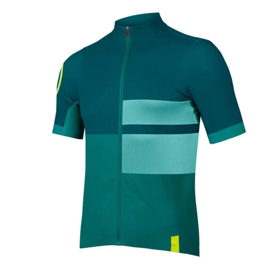 Endura FS260 Print Short Sleeve Jersey XS Emeraldgreen - 2XL Emeraldgreen