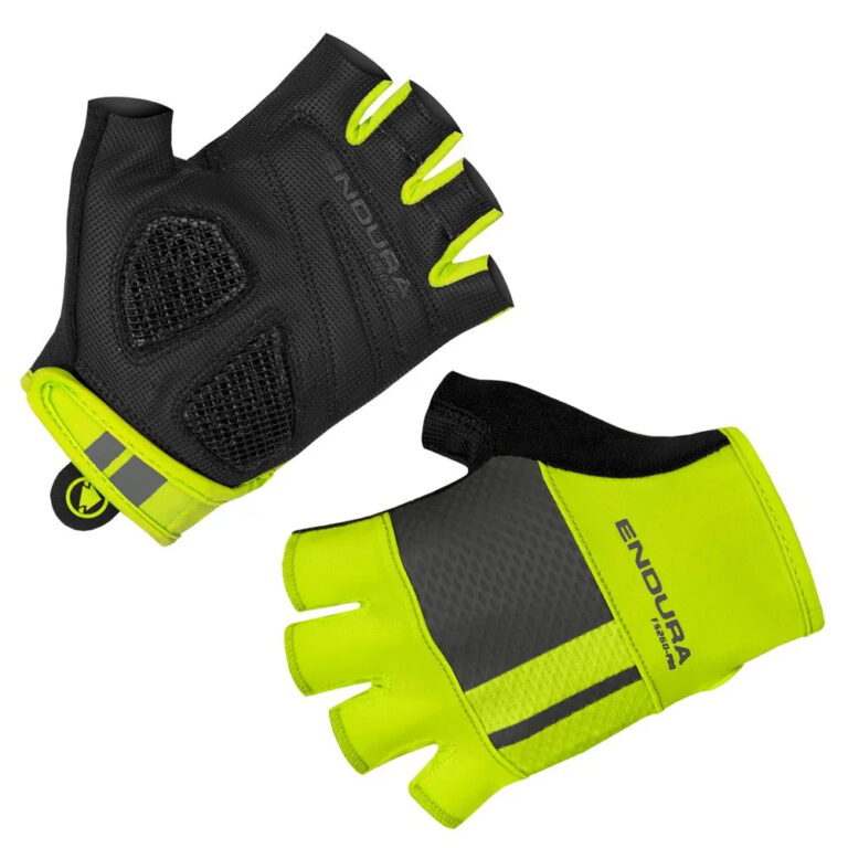 Endura FS260-Pro Aerogel Short Gloves XS Hi-Viz Yellow - M Hi-Viz Yellow