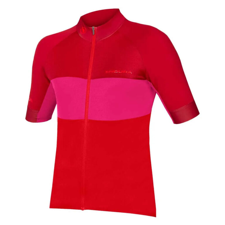 Endura FS260-Pro II Relaxed Fit Short Sleeve Jersey S Red