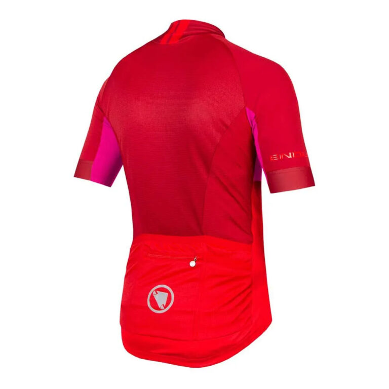 Endura FS260-Pro II Relaxed Fit Short Sleeve Jersey S Red - Image 2