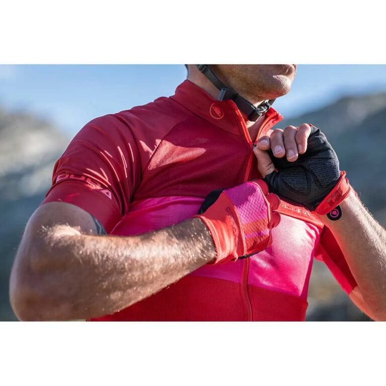 Endura FS260-Pro II Relaxed Fit Short Sleeve Jersey S Red - Image 5