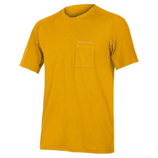 Endura GV500 Foyle T Gravel Short Sleeve Jersey XS Mustard - 2XL Mustard