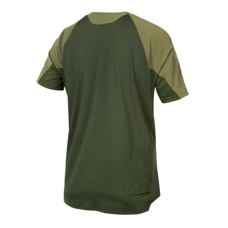 Endura GV500 Foyle T Gravel Short Sleeve Jersey M Olive Green - XL Olive Green - Image 4