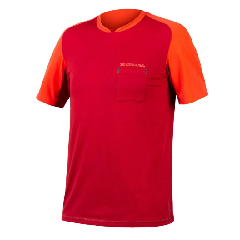 Endura GV500 Foyle T Gravel Short Sleeve Jersey S Rust Red