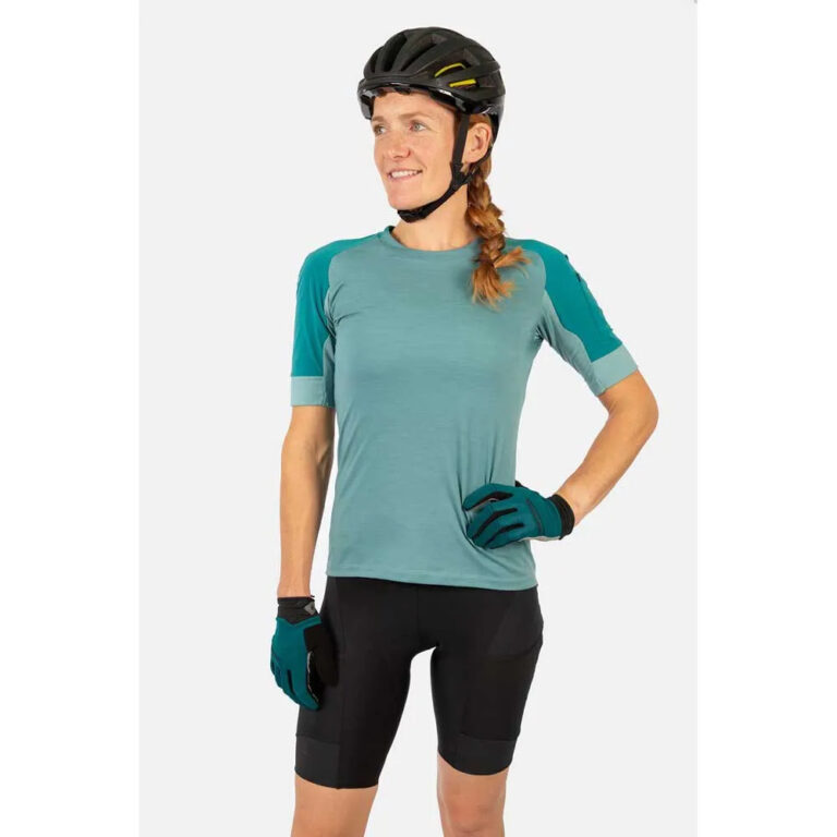 Endura GV500 Gravel Short Sleeve Jersey S Spruce Green - Image 5