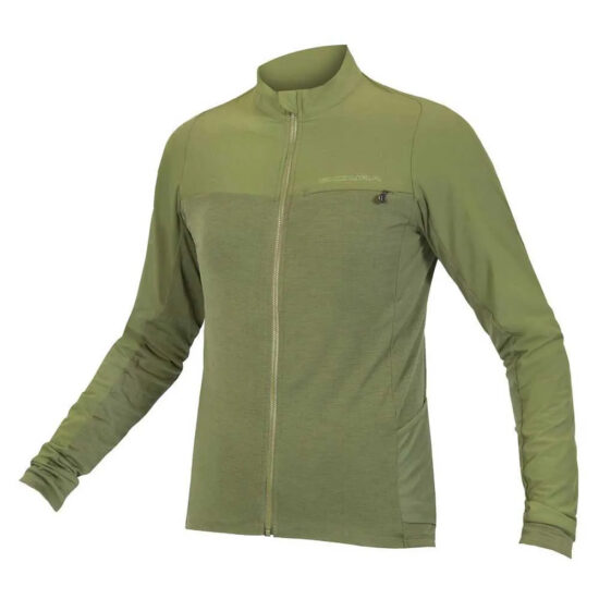 Endura GV500 Long Sleeve Jersey XS Olive Green