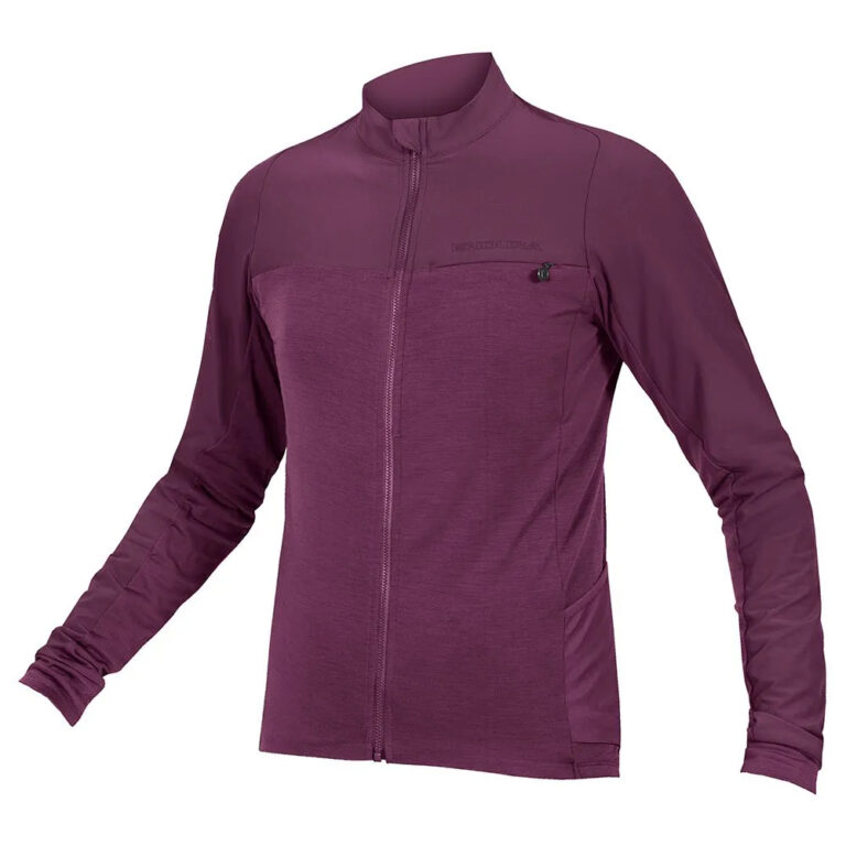 Endura GV500 Long Sleeve Jersey XS Aubergine - XL Aubergine