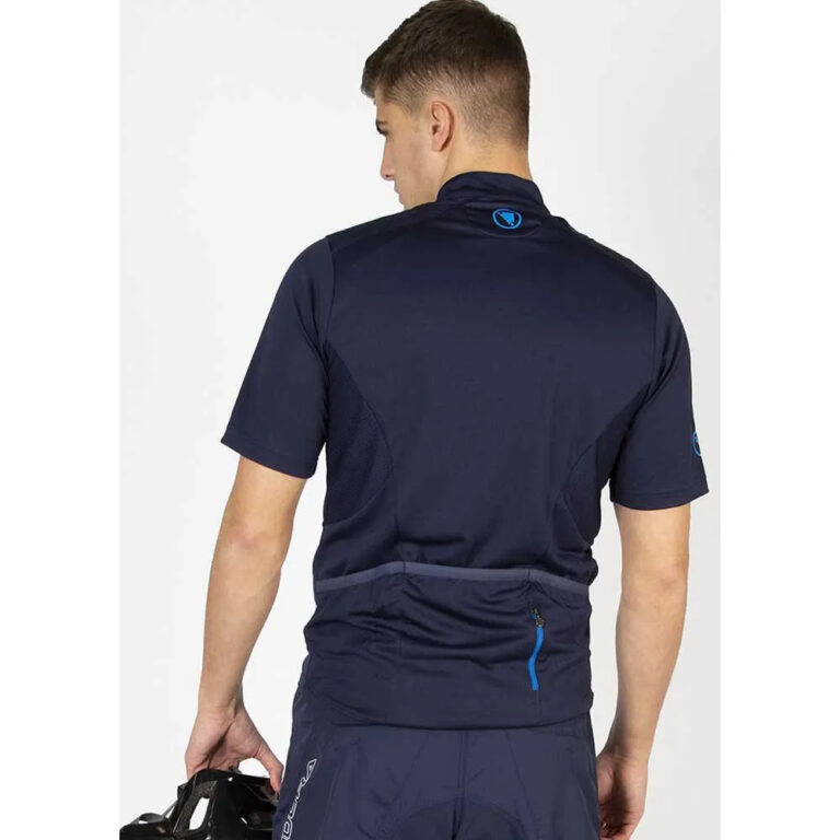 Endura Hummvee Short Sleeve Jersey S Navy - Image 4