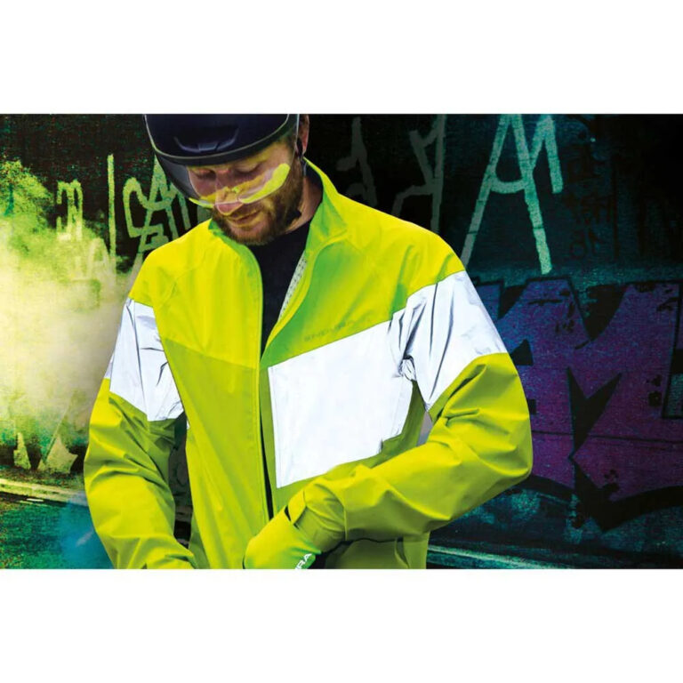 Endura Luminite II Jacket XS Hi-Viz Yellow - 3XL Hi-Viz Yellow - Image 7