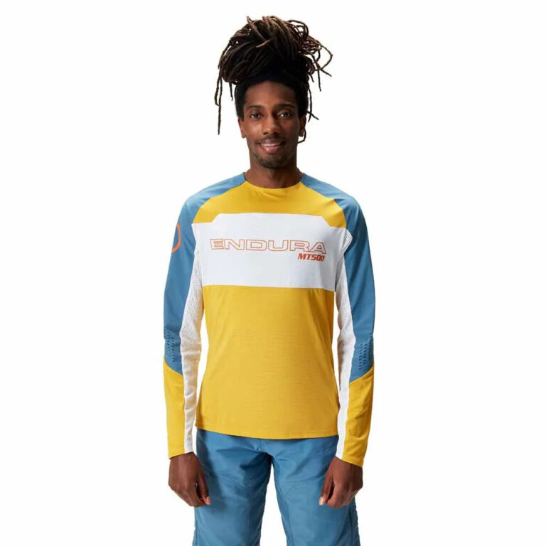 Endura MT500 Burner Lite Long Sleeve Enduro Jersey S Mustard - 2XL Mustard