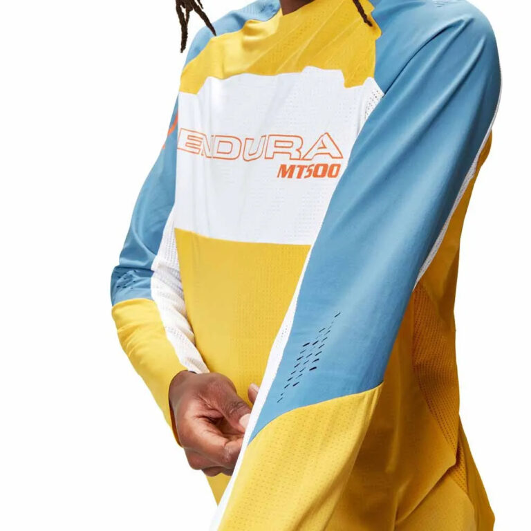 Endura MT500 Burner Lite Long Sleeve Enduro Jersey S Mustard - 2XL Mustard - Image 9