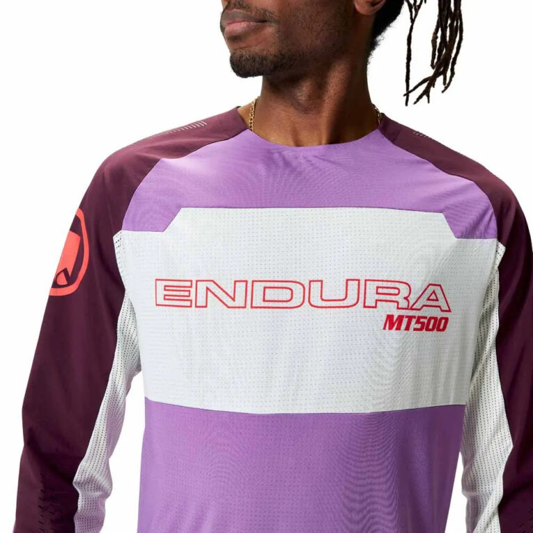 Endura MT500 Burner Lite Long Sleeve Enduro Jersey S Thistle - 2XL Thistle - Image 6